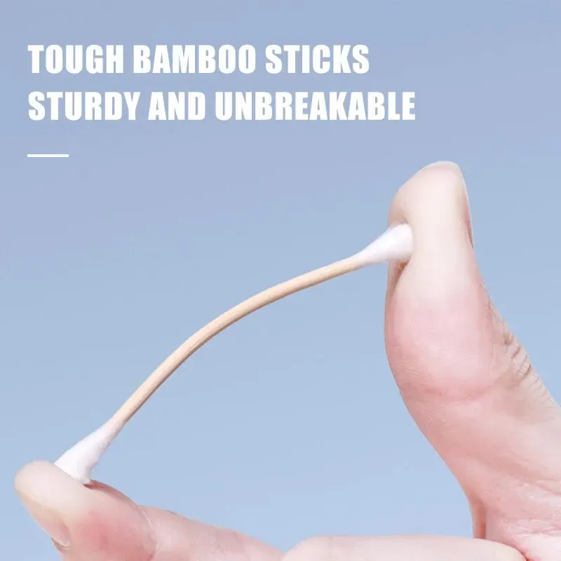 100pcs Double Ended Cotton Swabs 5 Packs Baby Ear Cleaning Sticks Healthy Tools