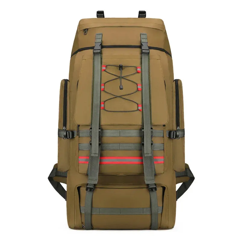 130L Hiking Camping Backpack Travel Large Luggage Bag Men Trekking Outdoor Sports Pack Molle Trekking Rucksack For Men Big Bag