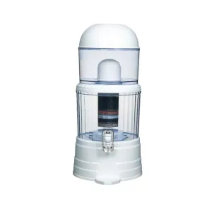 16L Benchtop 8 Stage Water Filter | Ceramic Carbon Mineral Stone Silica Purifier