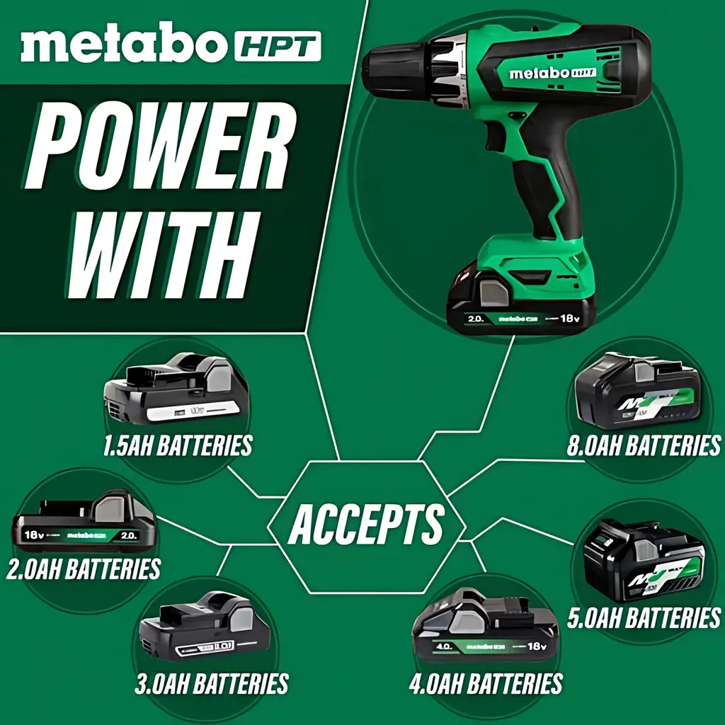 18V Cordless Brushed Drill Driver Kit