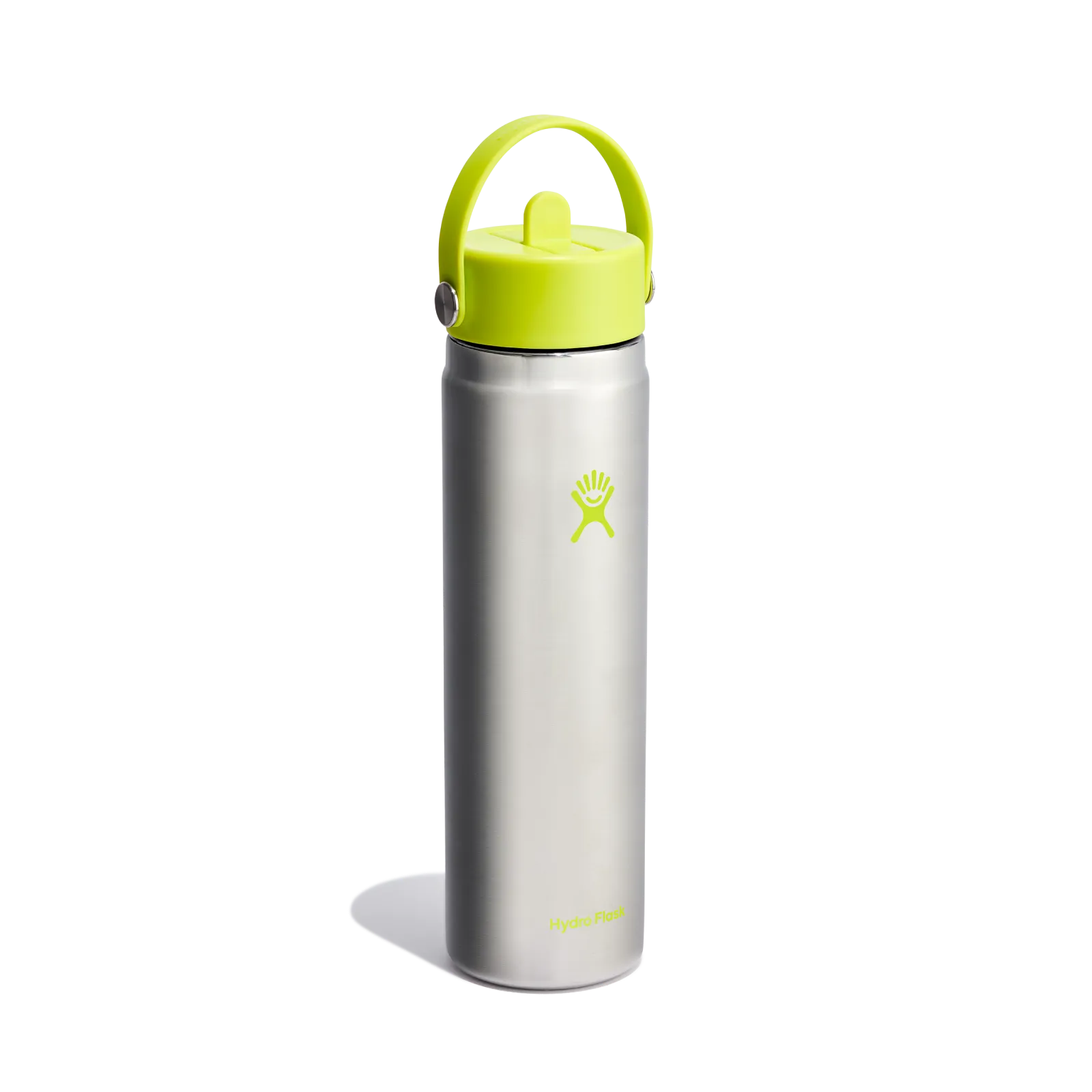 24oz (709mL) Wide Mouth with Flex Straw Cap - Stainless Steel