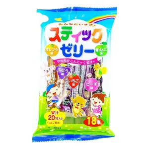 2y  Ribon Jelly Sticks 18pcs