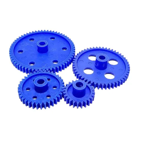 4pcs Blue Plastic Gear 60 Tooth   50 Tooth   36 Tooth   24 Tooth Combo
