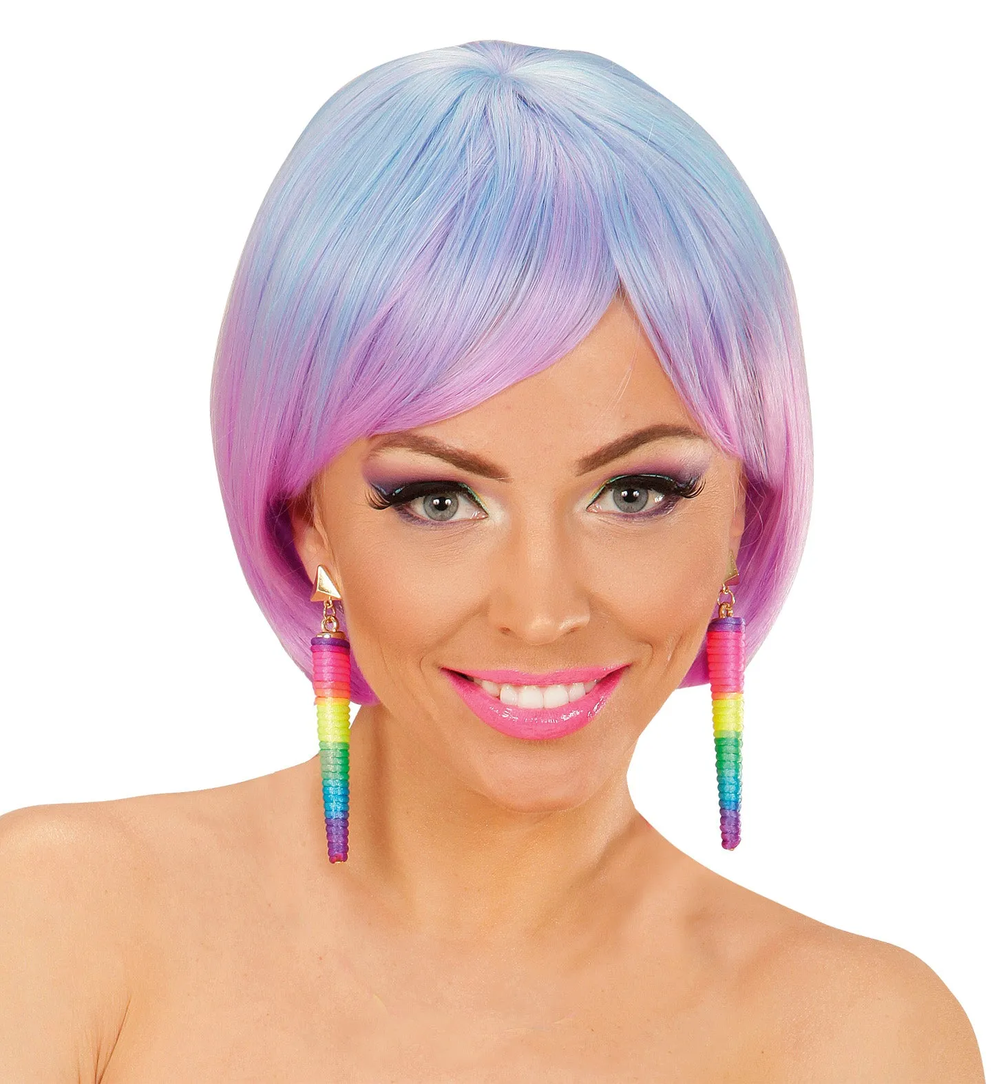 80s Neon Cone Earrings
