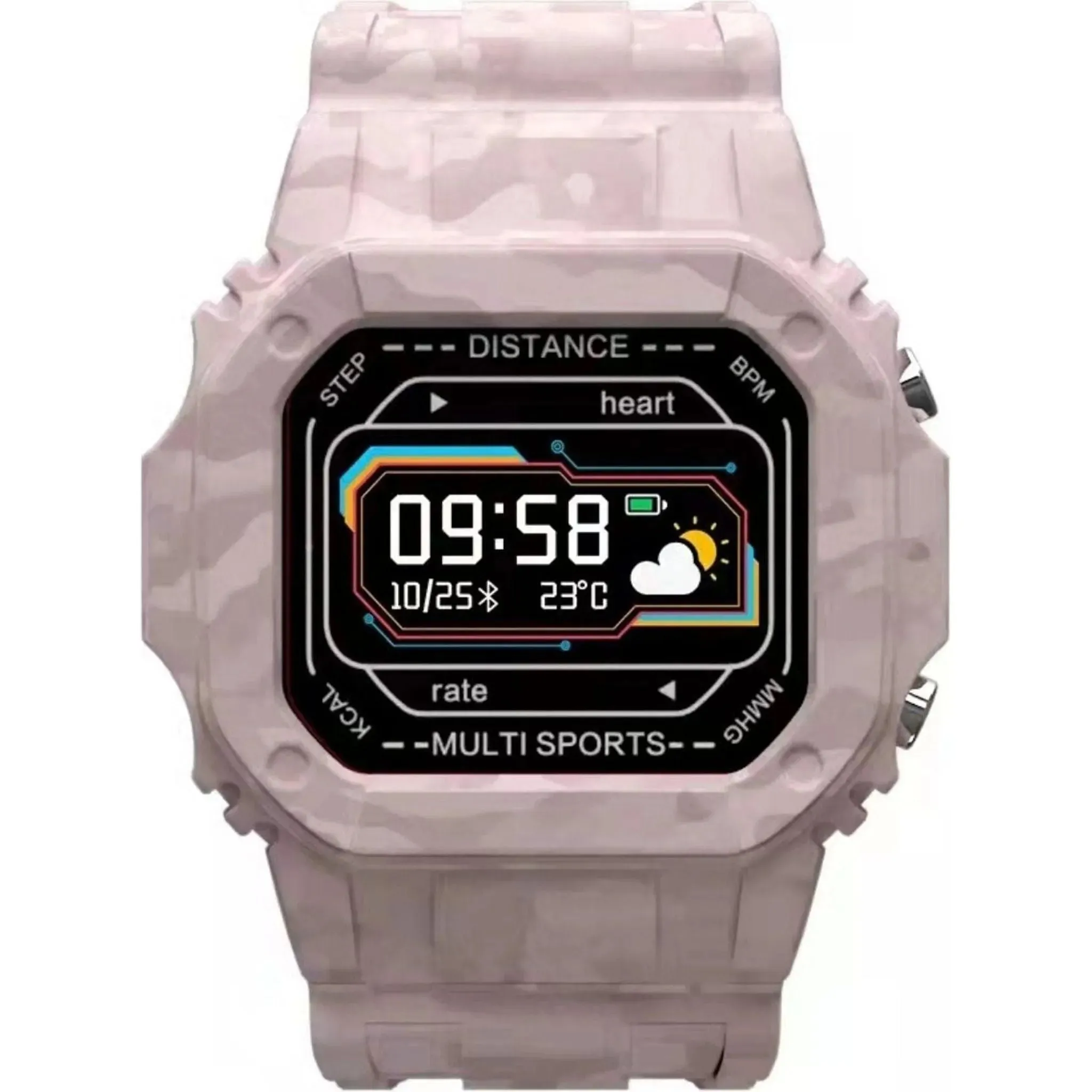 Cactus Watches | Nexus | Kids and Teens Smartwatch | Pink Camouflage
