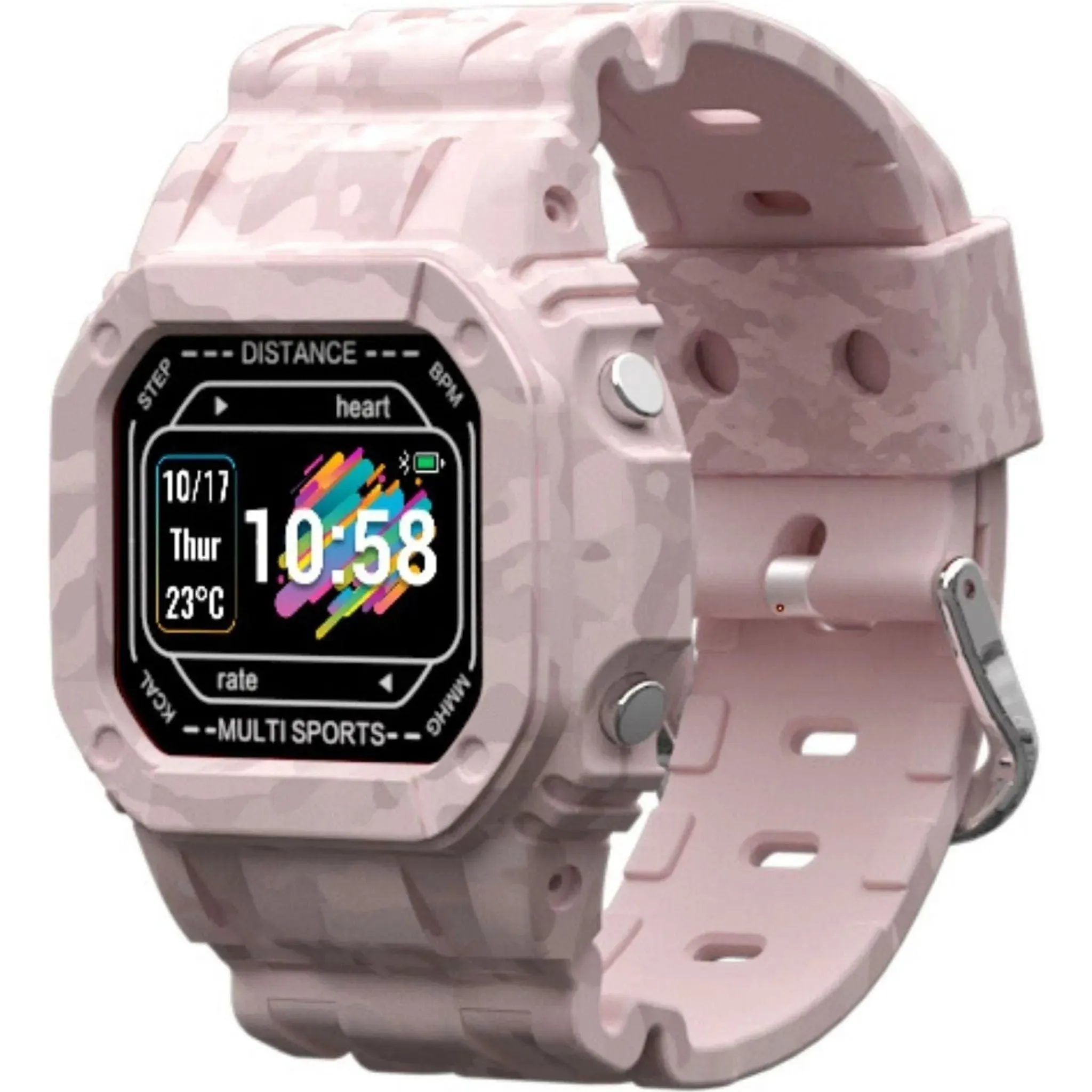 Cactus Watches | Nexus | Kids and Teens Smartwatch | Pink Camouflage