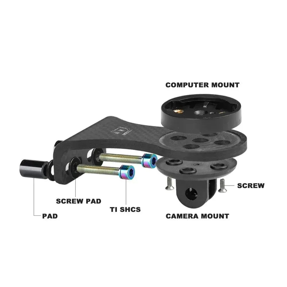 Carbon Bike Stem Extension for Gps/camera/light