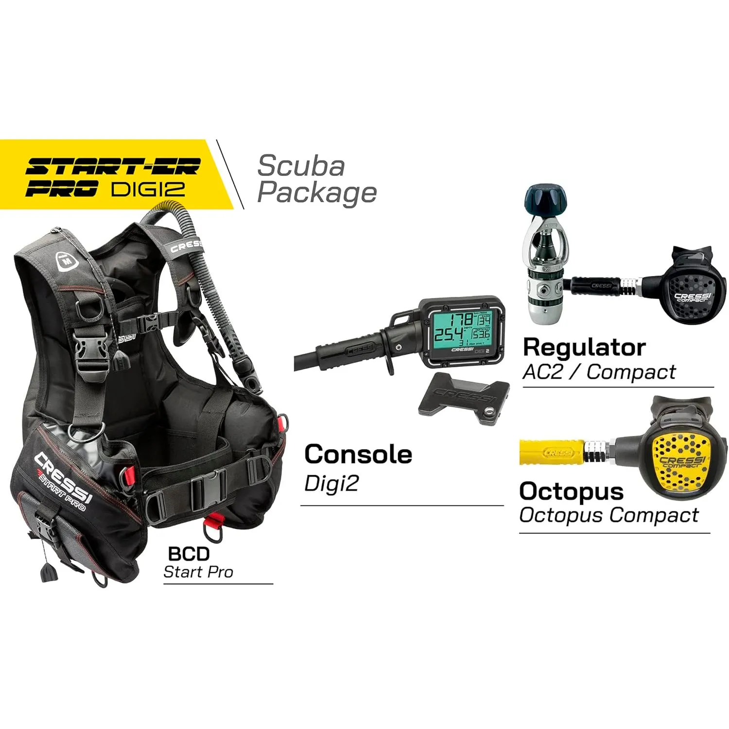 Cressi Start-er Pro Package