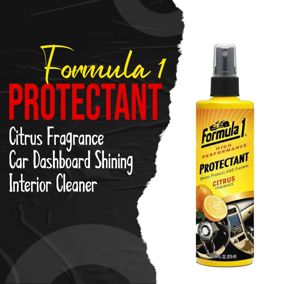 Formula 1 Protectant Citrus Fragrance 295 ML - Car Dashboard Shining Interior Cleaner