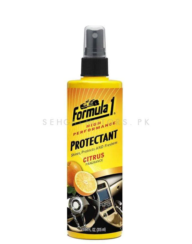 Formula 1 Protectant Citrus Fragrance 295 ML - Car Dashboard Shining Interior Cleaner
