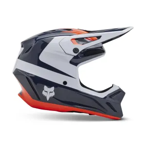 Fox Racing V3 Divider Open Face Offroad Helmet Midnight Blue