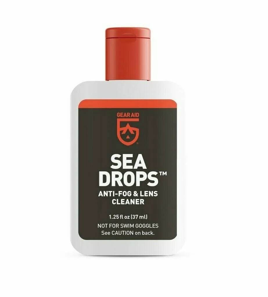 GearAid Sea Drops Anti-Fog & Lens Cleaner for Scuba Dive Snorkeling Masks (1.25 oz) - SeaDrops