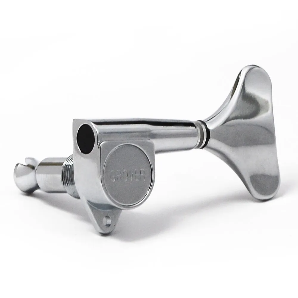 Grover Mini Bass Machineheads ~ 2 2 ~ Chrome
