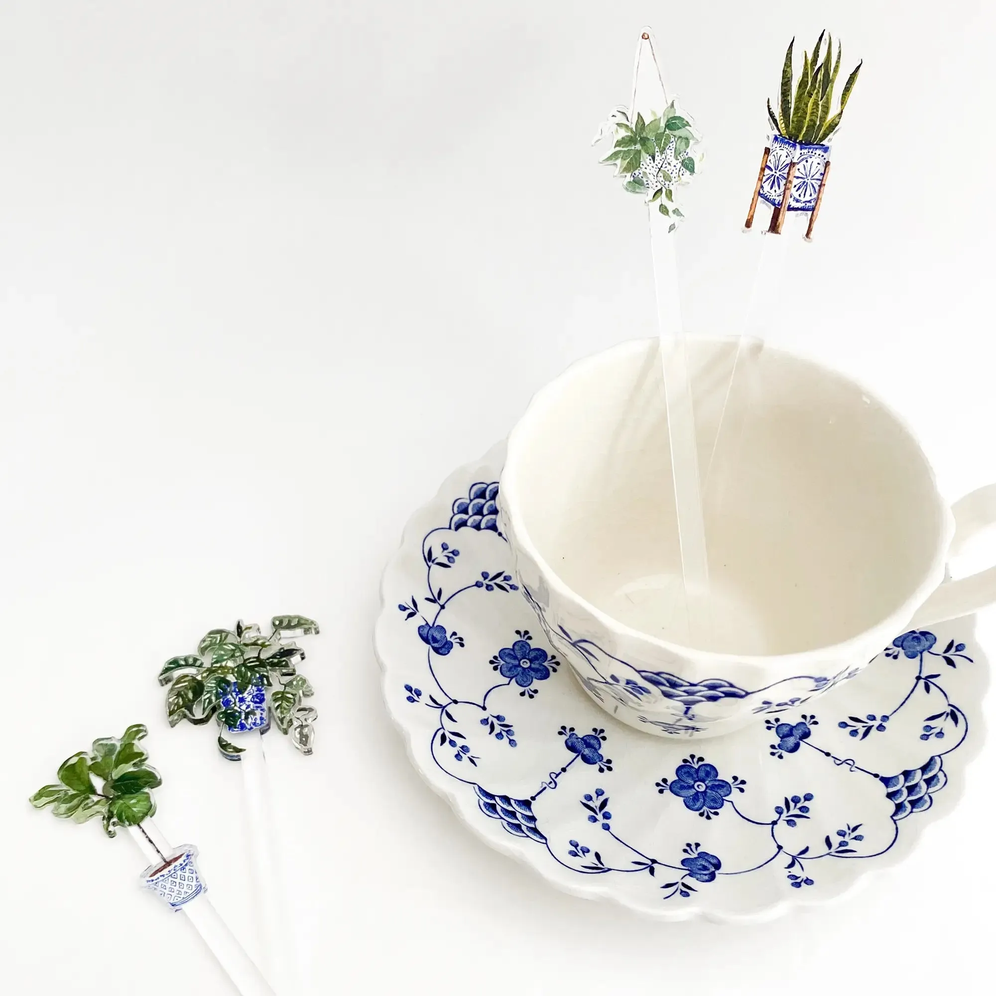 Happy House Plants Acrylic Stir Sticks