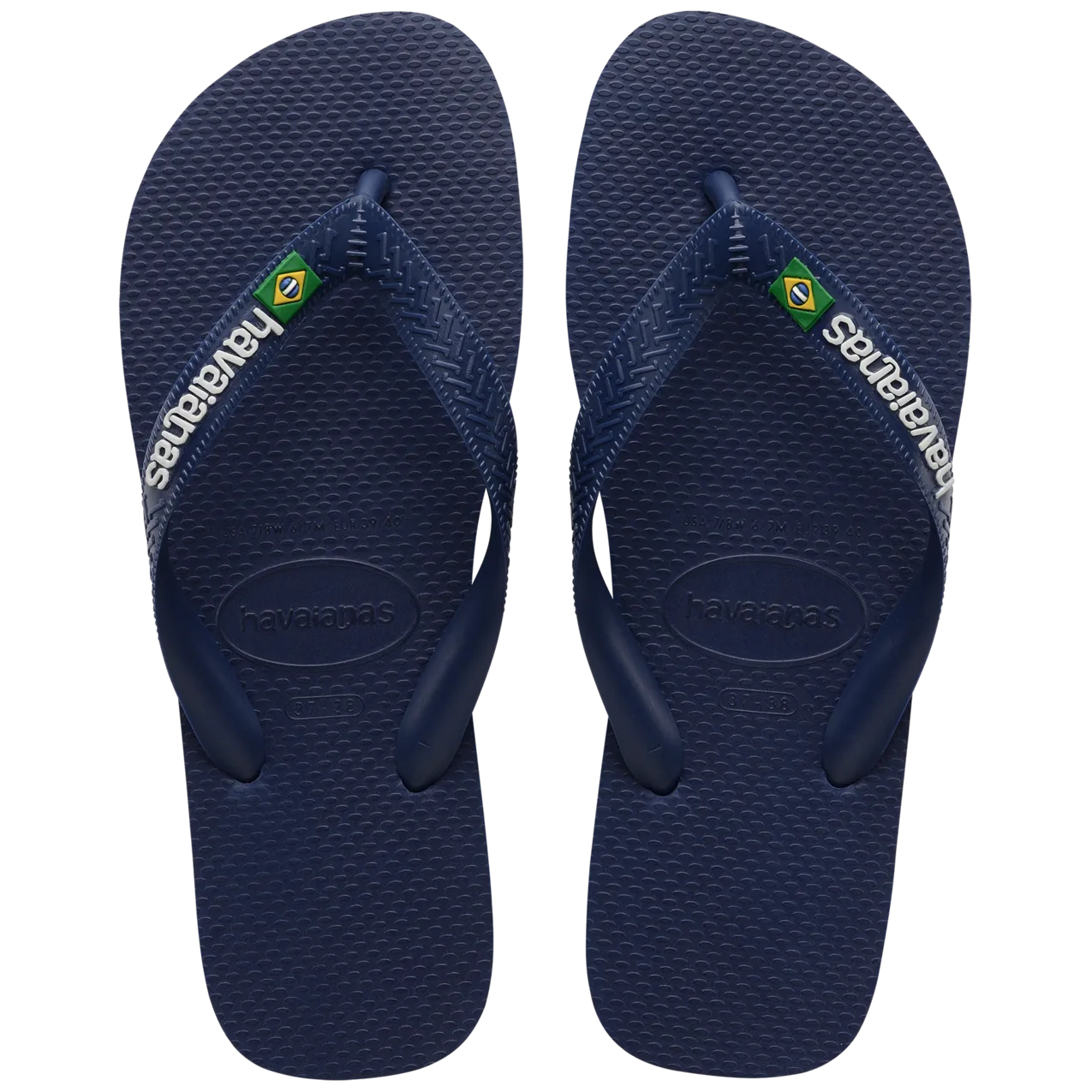 Havaianas Brasil Logo Flip Flops