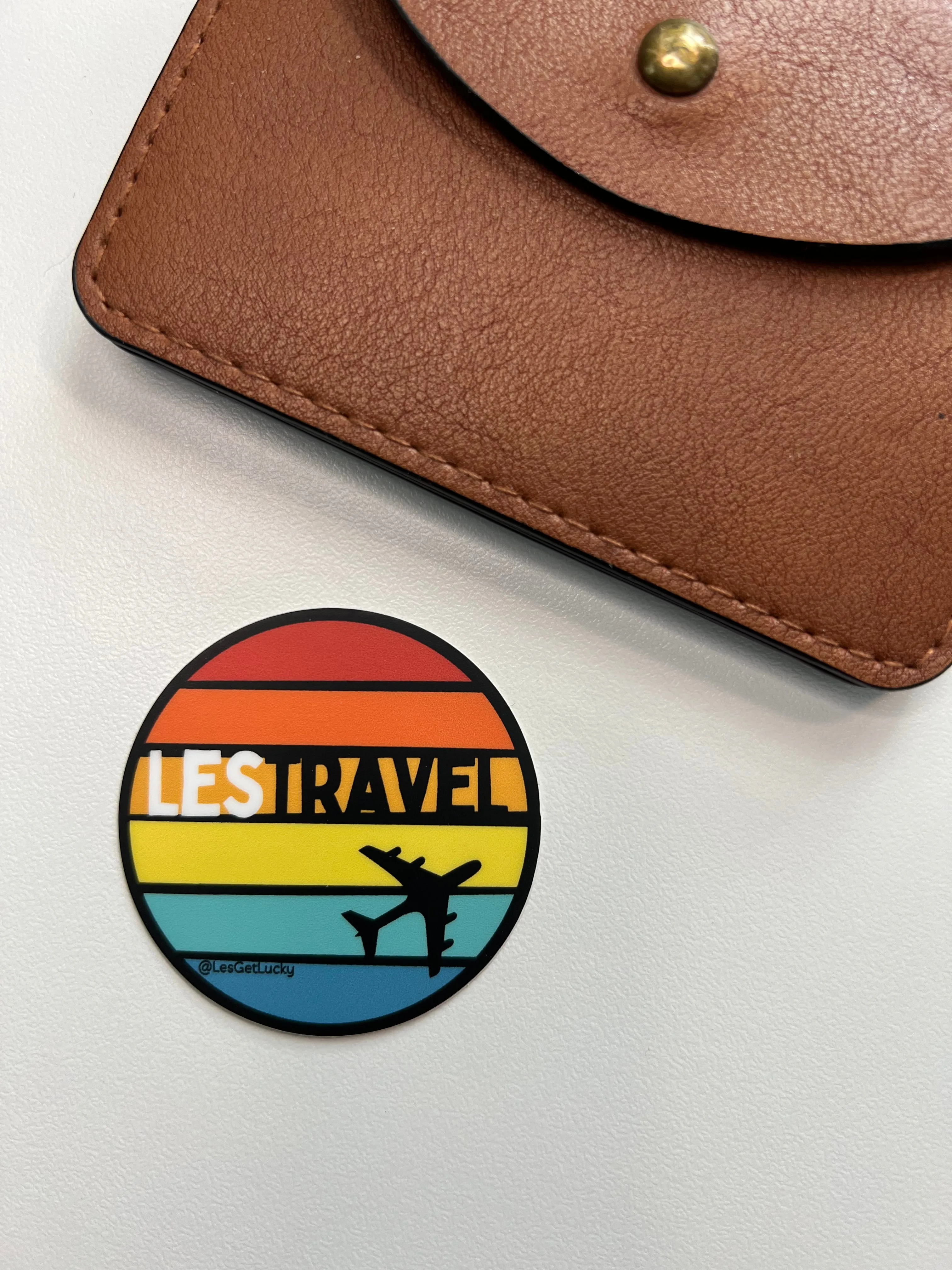 LGBTQ  Travel Vinyl Sticker | Pride Accessories | Lesbian, Gay, Bisexual Merch | Car, Bottle, Laptop Sticker