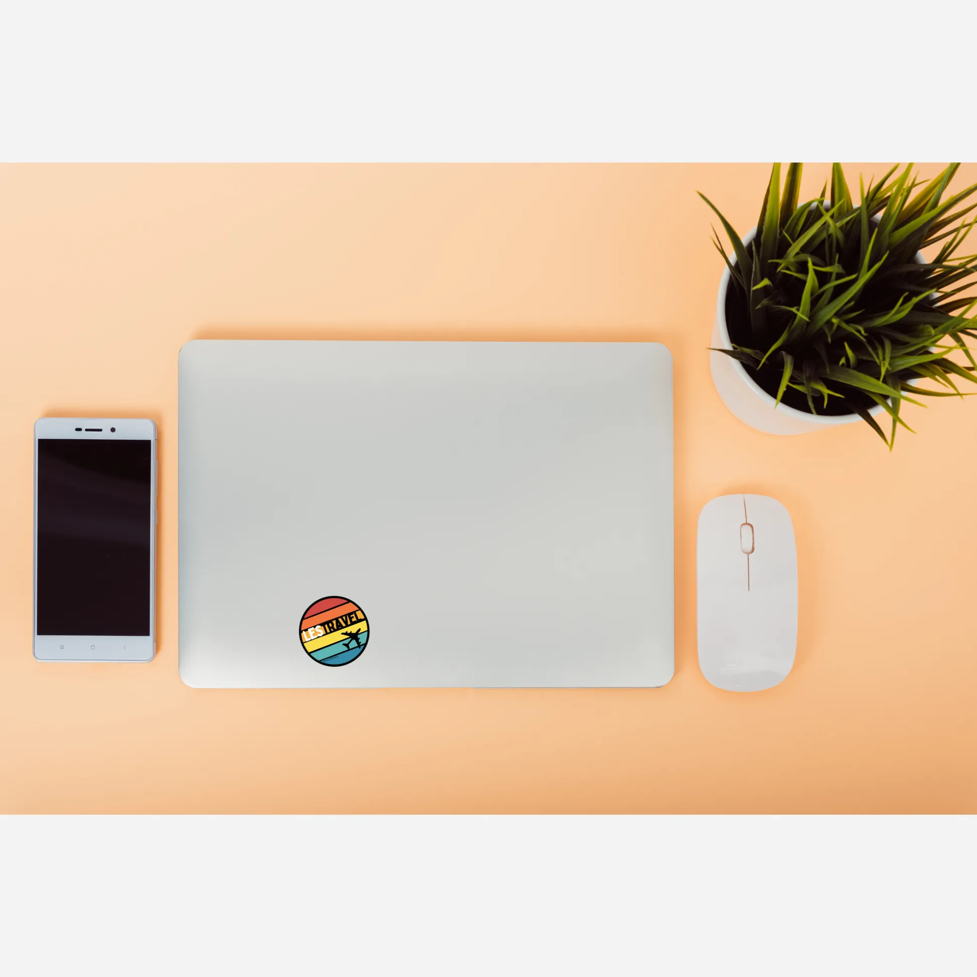 LGBTQ  Travel Vinyl Sticker | Pride Accessories | Lesbian, Gay, Bisexual Merch | Car, Bottle, Laptop Sticker