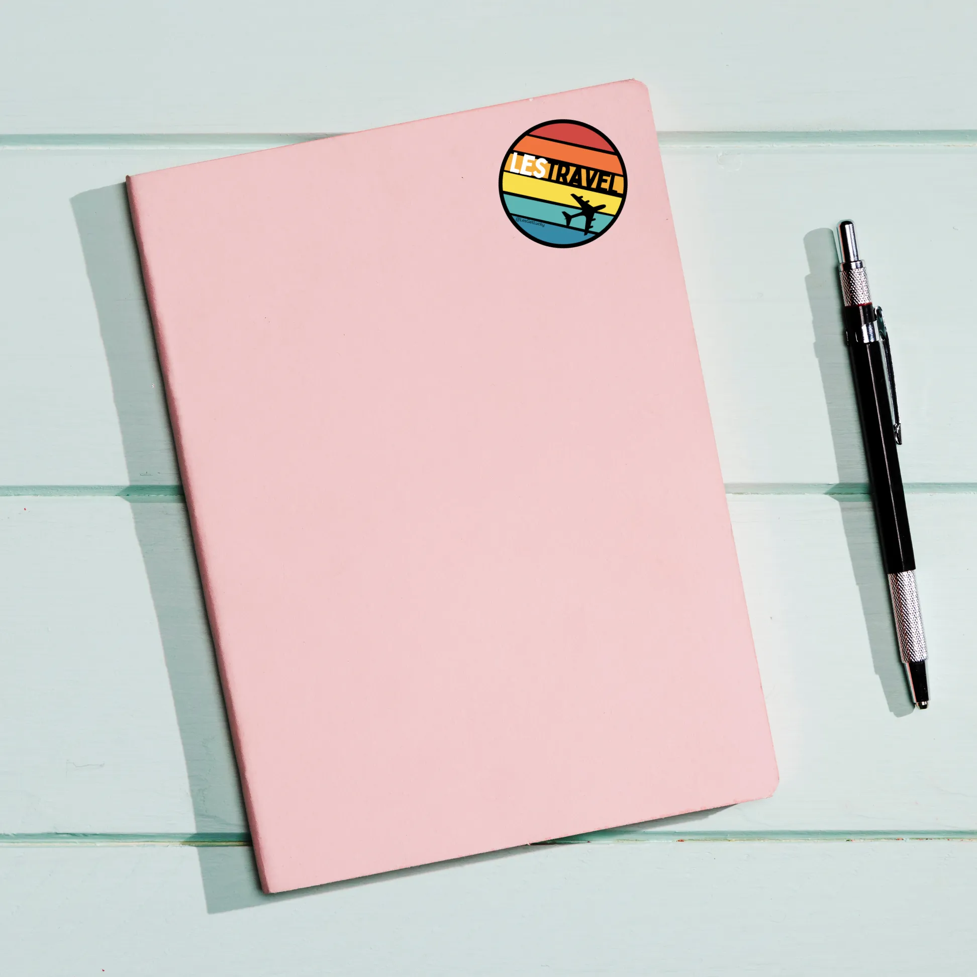 LGBTQ  Travel Vinyl Sticker | Pride Accessories | Lesbian, Gay, Bisexual Merch | Car, Bottle, Laptop Sticker