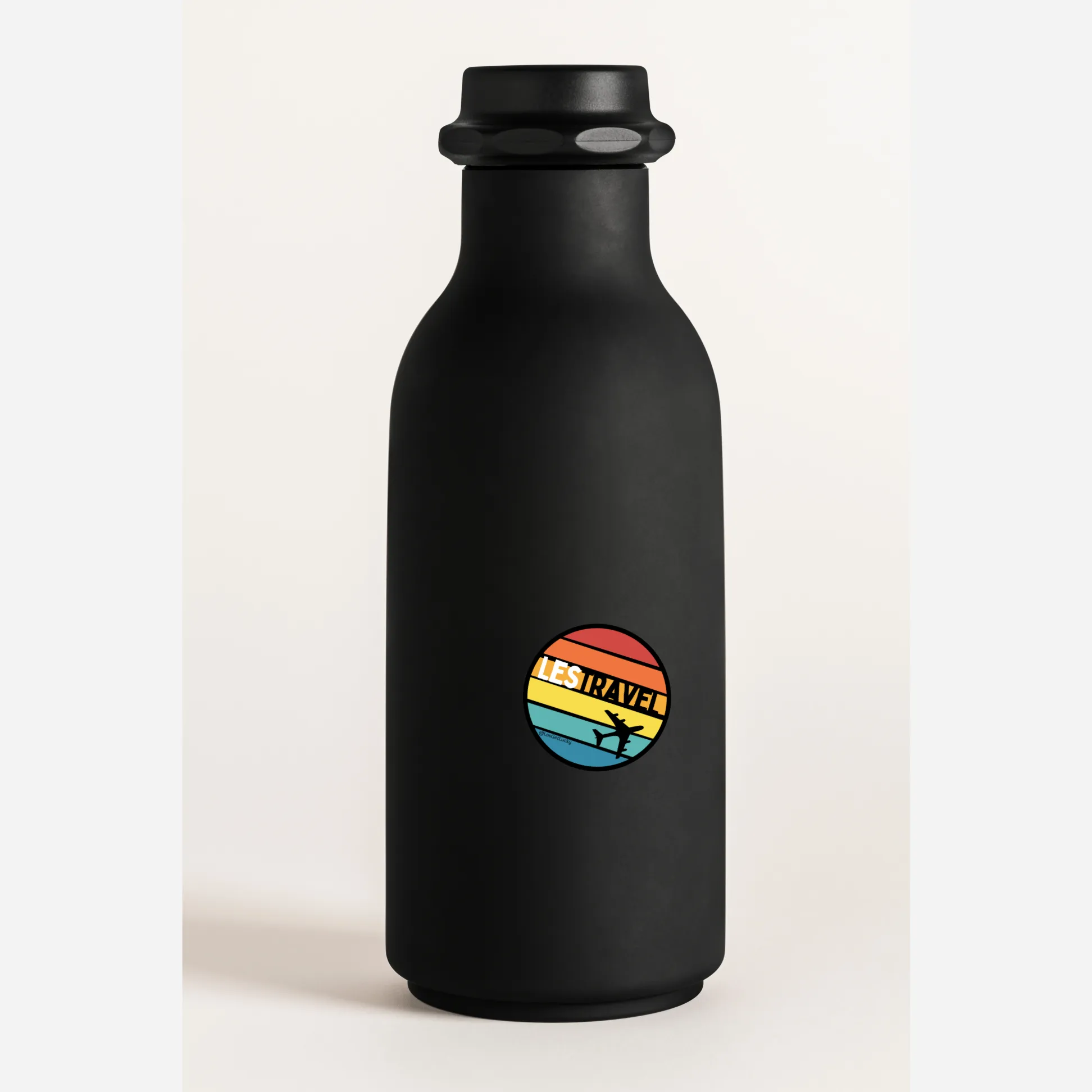 LGBTQ  Travel Vinyl Sticker | Pride Accessories | Lesbian, Gay, Bisexual Merch | Car, Bottle, Laptop Sticker