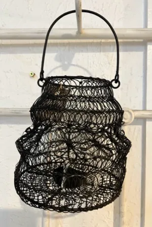 Luna Folding Lantern Small - Black