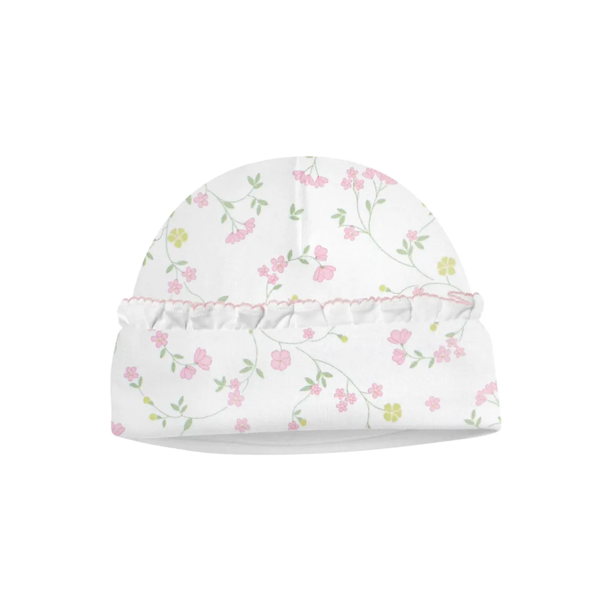 Magnolia Flowers Printed Hat | Baby Girl