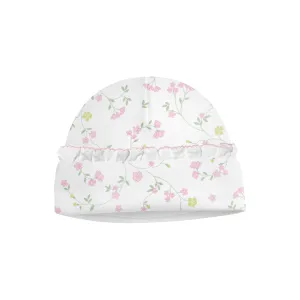 Magnolia Flowers Printed Hat | Baby Girl