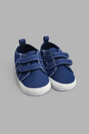 Navy Pram Shoe
