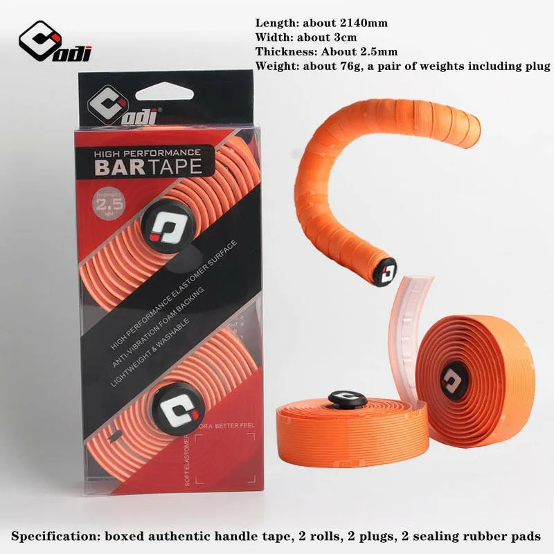 ODI Bike Handlebar Tape Professional Road Bike Wrap Non-slip Comfortable Cycling Balance Bike Bar Cover Fixed Gear Bicycle Parts