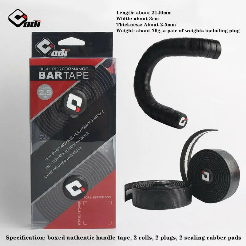 ODI Bike Handlebar Tape Professional Road Bike Wrap Non-slip Comfortable Cycling Balance Bike Bar Cover Fixed Gear Bicycle Parts
