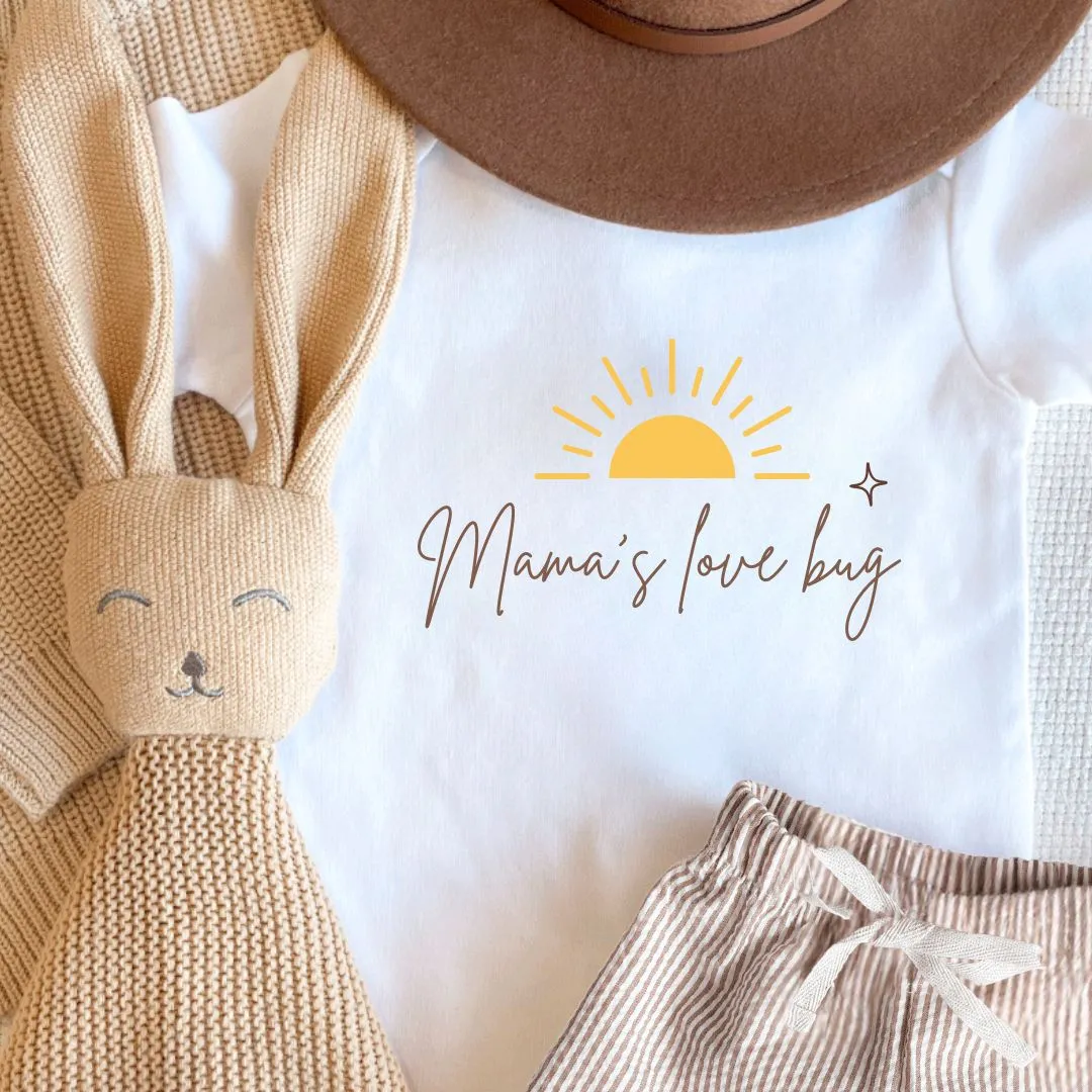 Organic Cotton Mama's Love Bug Romper