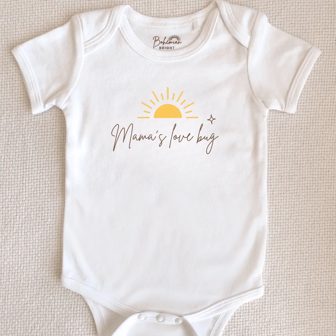 Organic Cotton Mama's Love Bug Romper