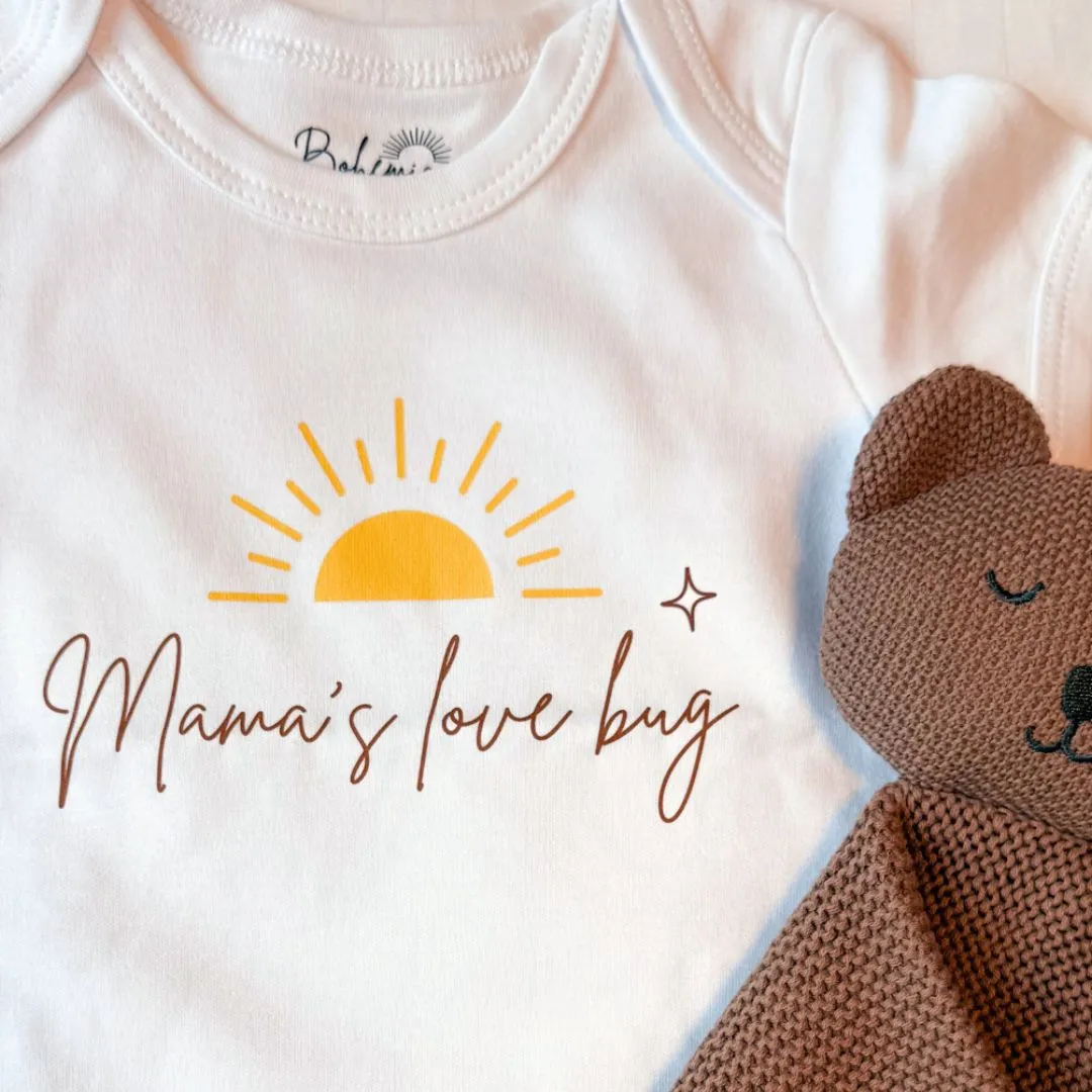 Organic Cotton Mama's Love Bug Romper
