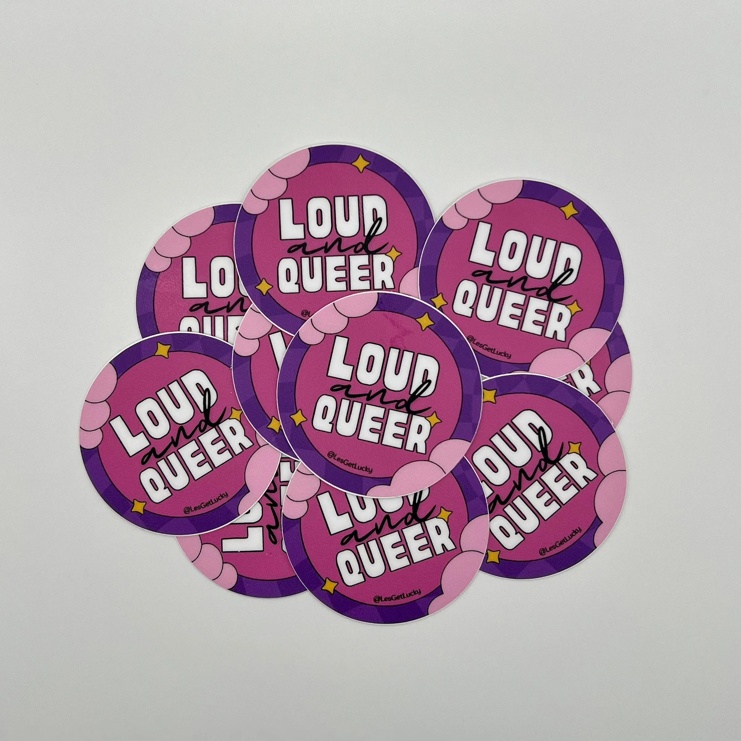 Queer Pride Vinyl Sticker | LGBTQ  Accessories | Lesbian, Gay, Bisexual Merch | Car, Bottle, Laptop Sticker