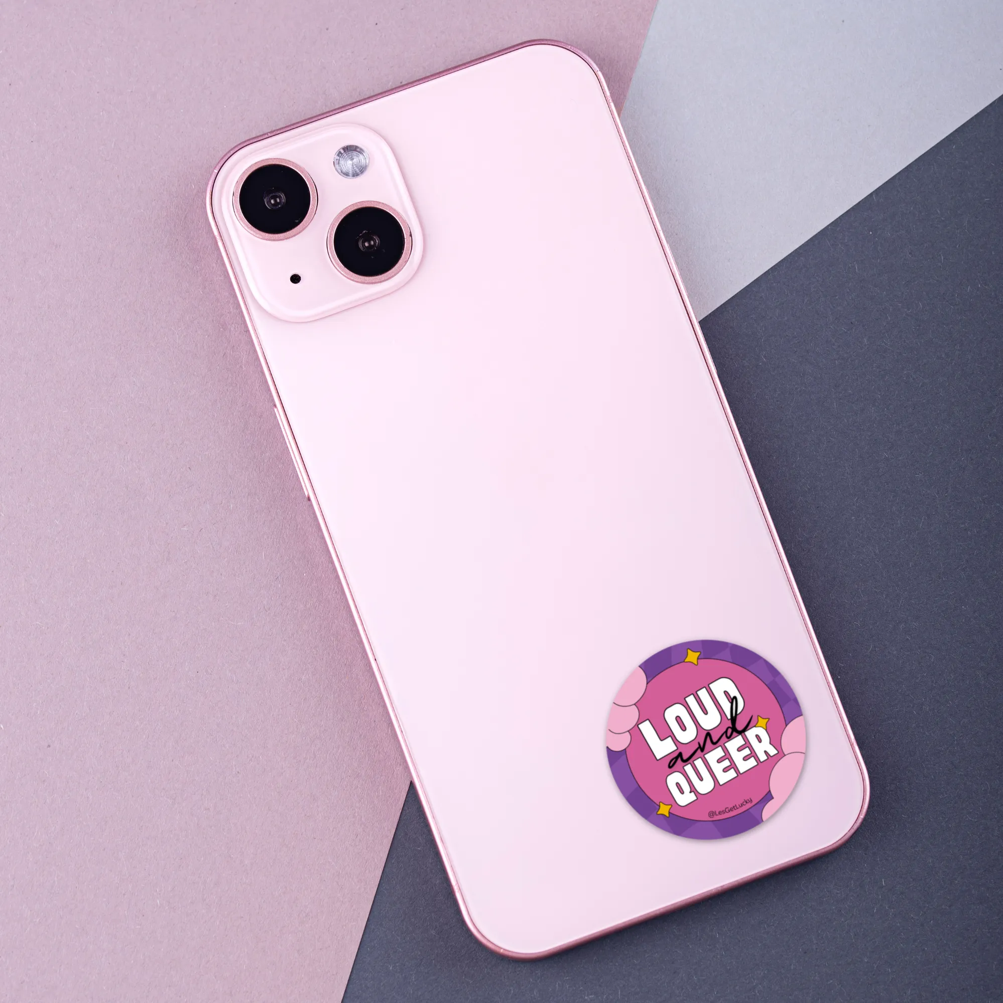 Queer Pride Vinyl Sticker | LGBTQ  Accessories | Lesbian, Gay, Bisexual Merch | Car, Bottle, Laptop Sticker