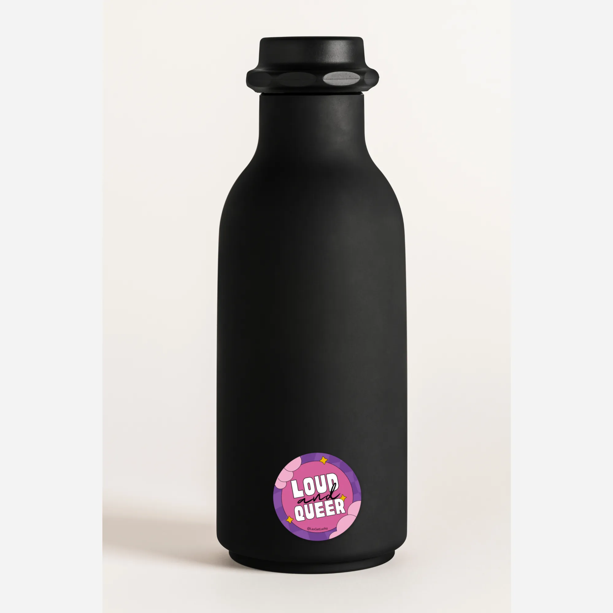 Queer Pride Vinyl Sticker | LGBTQ  Accessories | Lesbian, Gay, Bisexual Merch | Car, Bottle, Laptop Sticker