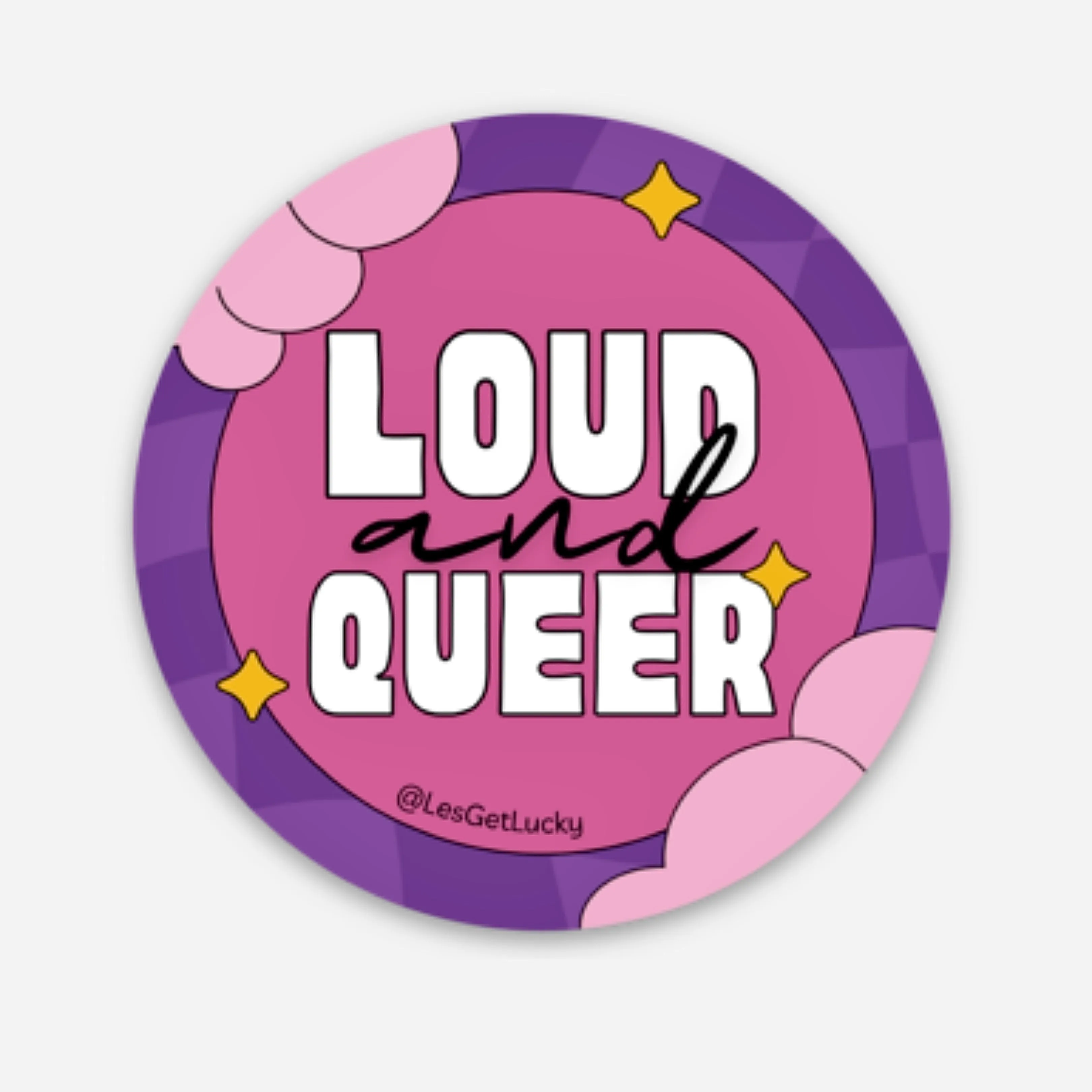 Queer Pride Vinyl Sticker | LGBTQ  Accessories | Lesbian, Gay, Bisexual Merch | Car, Bottle, Laptop Sticker