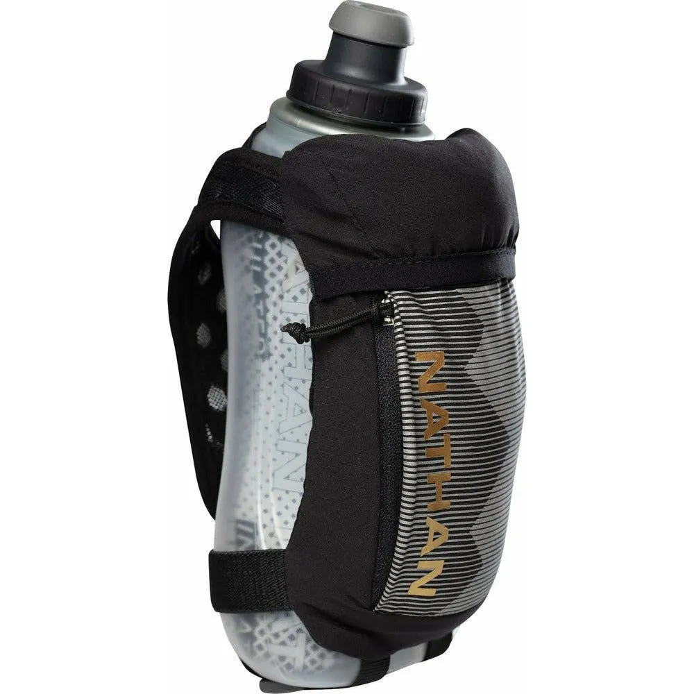 QuickSqueeze Insulated Handheld Bottle 18oz - Black/Gold