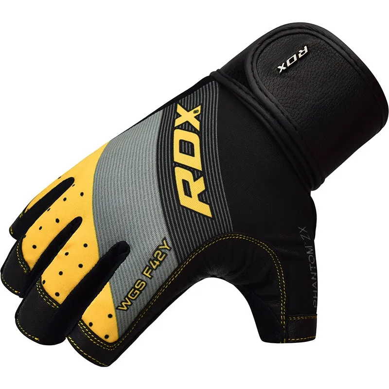 RDX F42 Gym Gloves with Wrist Strap