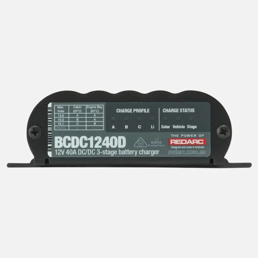 REDARC Dual Input 40A In-Vehicle DC Battery Charger