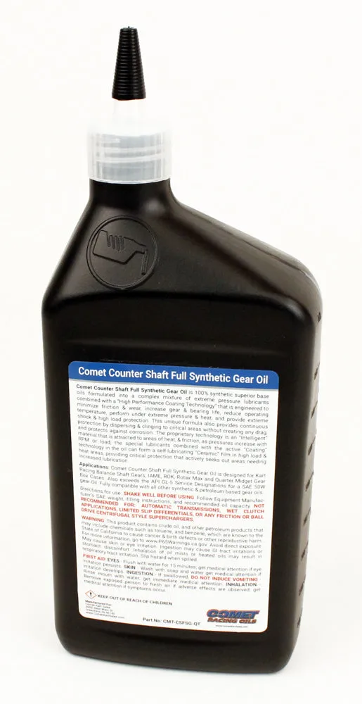Sale! Comet Counter Shaft Gear Oil for X30, Rok, Rotax