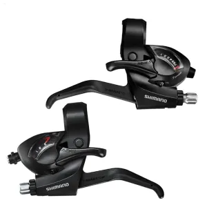 Shimano Altus ST-EF41 7 x 3 Speed Ezi Fire Shifter   Lever Set With Gear Cables