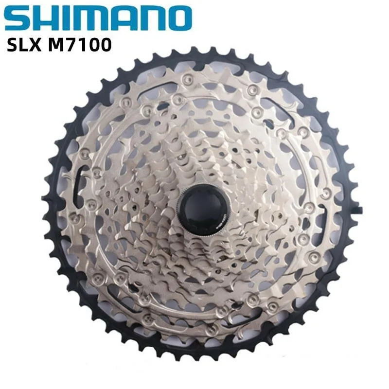 Shimano SLX M7100 Cassette 12s For Mountain Bike 12 Speed MTB Flywheel 10-51T 10-45T Freewheel Original Shimano Riding Parts