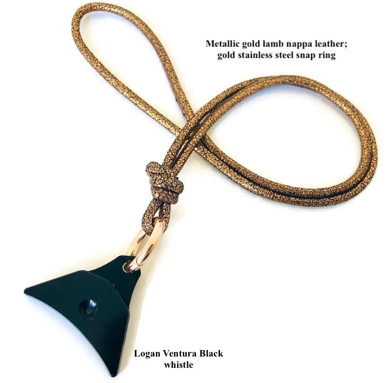 Soft Lamb Nappa Leather Lanyard With Speciality Clip