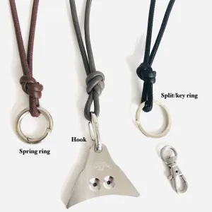 Soft Lamb Nappa Leather Lanyard With Speciality Clip