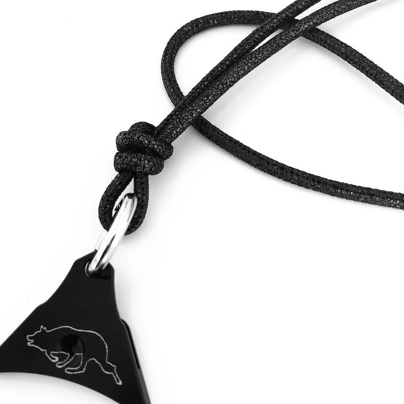 Soft Lamb Nappa Leather Lanyard With Speciality Clip