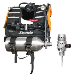 Zeagle Code 3 Vest Rapid Diver BC/BCD w/ Envoy/Razor II Regulator Scuba Rescue